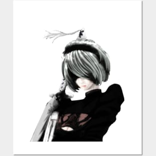 2B dark Posters and Art